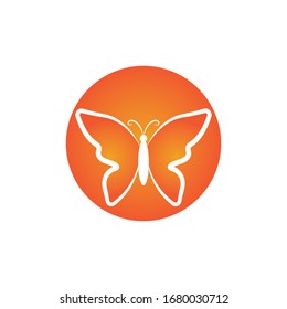 Beauty Butterfly Vector icon design