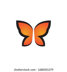 Beauty Butterfly Vector icon design