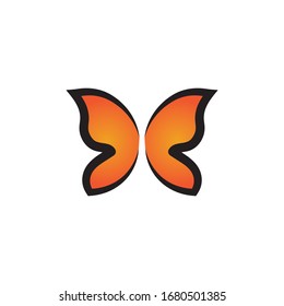 Beauty Butterfly Vector icon design