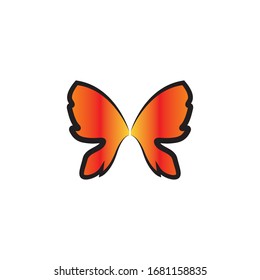 Beauty Butterfly Vector icon design