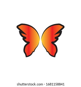 Beauty Butterfly Vector icon design