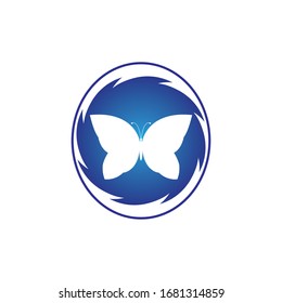 Beauty Butterfly Vector icon design