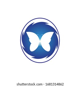 Beauty Butterfly Vector icon design