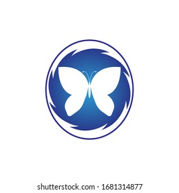 Beauty Butterfly Vector icon design