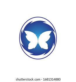 Beauty Butterfly Vector icon design