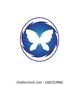 Beauty Butterfly Vector icon design