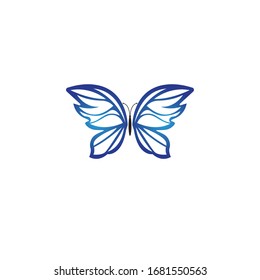 Beauty Butterfly Vector icon design