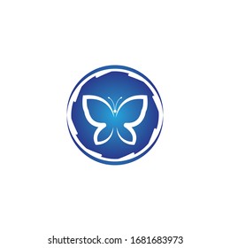 Beauty Butterfly Vector icon design