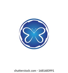 Beauty Butterfly Vector icon design