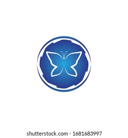 Beauty Butterfly Vector icon design