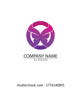 Beauty Butterfly Vector icon design