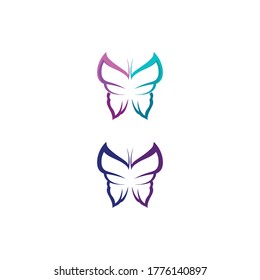 Beauty Butterfly Vector icon design