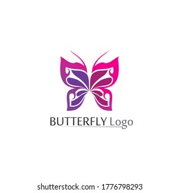 Beauty Butterfly Vector icon design