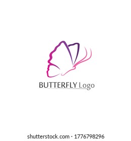 Beauty Butterfly Vector icon design