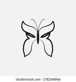 Beauty Butterfly Vector icon design