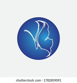 Beauty Butterfly Vector icon design