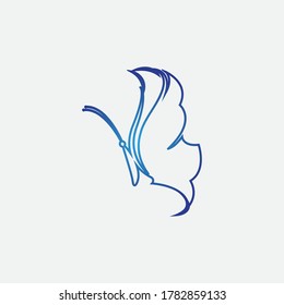 Beauty Butterfly Vector icon design