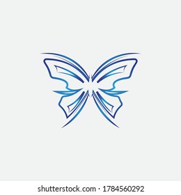 Beauty Butterfly Vector icon design