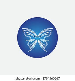 Beauty Butterfly Vector icon design