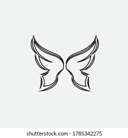 Beauty Butterfly Vector icon design