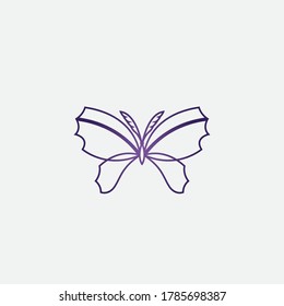 Beauty Butterfly Vector icon design