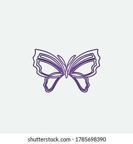 Beauty Butterfly Vector icon design
