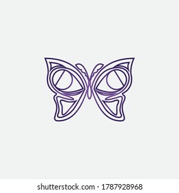 Beauty Butterfly Vector icon design