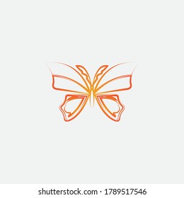 Beauty Butterfly Vector icon design