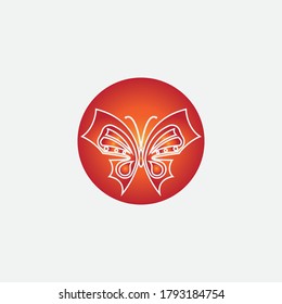 Beauty Butterfly Vector icon design