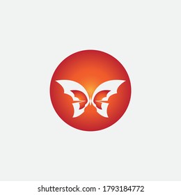 Beauty Butterfly Vector icon design