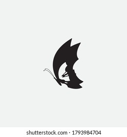 Beauty Butterfly Vector icon design