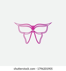 Beauty Butterfly Vector icon design