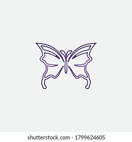 Beauty Butterfly Vector icon design