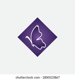 Beauty Butterfly Vector icon design