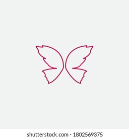 Beauty Butterfly Vector icon design