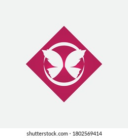 Beauty Butterfly Vector icon design