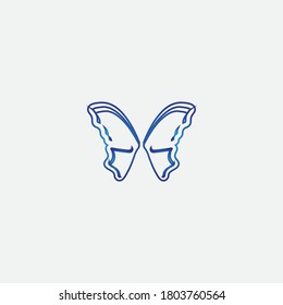 Beauty Butterfly Vector icon design