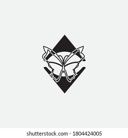 Beauty Butterfly Vector icon design