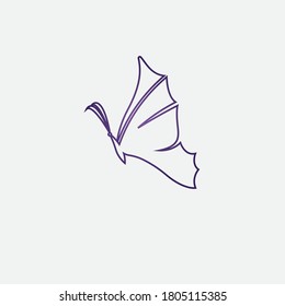 Beauty Butterfly Vector icon design