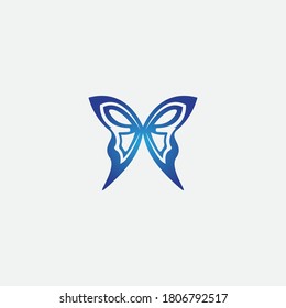 Beauty Butterfly Vector icon design