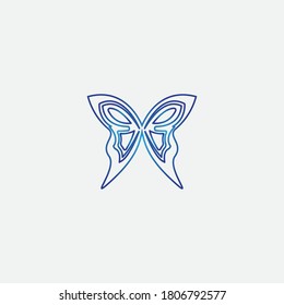 Beauty Butterfly Vector icon design