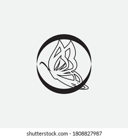 Beauty Butterfly Vector icon design