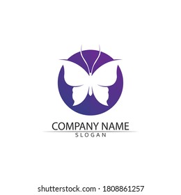 Beauty Butterfly Vector icon design