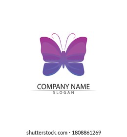 Beauty Butterfly Vector icon design