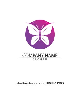Beauty Butterfly Vector icon design