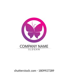 Beauty Butterfly Vector icon design