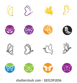 Beauty Butterfly Vector icon design