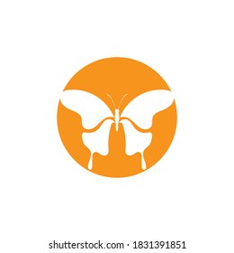 Beauty Butterfly Vector icon design