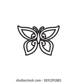 Beauty Butterfly Vector icon design