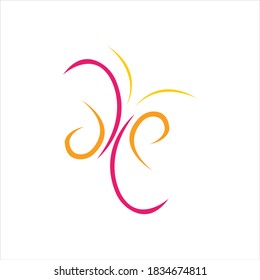 Beauty Butterfly Vector icon design
